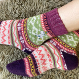 Moomin Fair Isle Socks - Snorkmaiden 14145